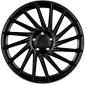 8.5x19 ET45 - LK5/112 ML72.6 Keskin KT17 Hurricane matt black lip polish