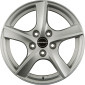 5.5x15 ET40 - LK5/100 ML57.06 Borbet TL brilliant silver 5-Speiche