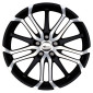 8.5x19 ET35 - LK5/120 ML72.6 Brock B26 schwarz-matt front-poliert