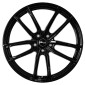 8x19 ET50 - LK5/112 ML57.1 Brock B38 schwarz lackiert