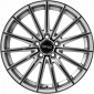 8.5x19 ET44 - LK5/108 ML72.6 Brock B36 kristallsilber-black lackiert
