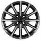 6.5x15 ET35 - LK4/98 ML64 Borbet BL4 mistral anthracite polished glossy