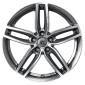 7.5x17 ET29 - LK5/112 ML66.6 RC-Design RC29 himalaya-grey front-poliert