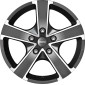 6.5x15 ET40 - LK4/108 ML72.3 Momo Win Pro EVO glossy anthracite diamond cut
