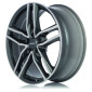 6.5x16 ET38 - LK5/100 ML57.1 Alutec Ikenu graphit frontpoliert