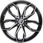 10x22 ET45 - LK5/112 ML66.6 Tomason TN22 dark hyperblack polished