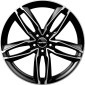 8x18 ET35 - LK5/112 ML66.5 GMP Atom matt black polished