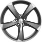 8.5x20 ET48 - LK5/112 ML66.5 GMP Ican matt anthracite polished