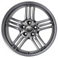 8x18 ET45 - LK5/108 ML72.6 Brock B27 chromsilber lackiert