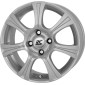 6.5x16 ET33 - LK5/120 ML72.6 RC-Design RC15 kristallsilber lackiert