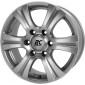 8.5x19 ET40 - LK5/127 ML71.6 RC-Design RC14 SUV chromsilber lackiert