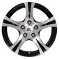 7.5x17 ET30 - LK4/98 ML58.1 RC-Design RC14 schwarz front-poliert