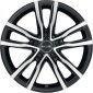 6.5x16 ET48 - LK5/100 ML56.1 Mak Milano 5 black mirror