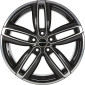 7.5x18 ET50 - LK5/112 ML66.6 GMP Diva black polished