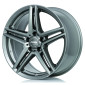 7.5x18 ET50.5 - LK5/108 ML63.4 Rial M10 metal-grey