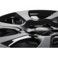 7x17 ET48 - LK5/108 ML65.1 CMS C24 complete black gloss