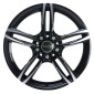 8.5x19 ET35 - LK5/120 ML72.6 Avus Racing AC-MB3 black polished