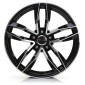 9x20 ET45 - LK5/112 ML66.6 Avus Racing AF16 black polished
