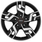 7x17 ET60 - LK5/130 ML78.1 Ronal R64 jetblack-matt-frontkopiert