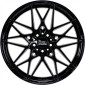 8.5x19 ET45 - LK5/112 ML72.6 MAM B2 black painted