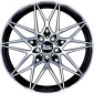 8.5x19 ET45 - LK5/112 ML72.6 MAM B2 black front polish