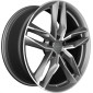 8.5x20 ET45 - LK5/112 ML66.6 MAM RS3 matt palladium front polish