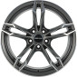 9.5x20 ET45 - LK5/120 ML72.6 GMP Dea matt anthracite polished