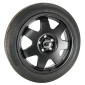 4x17 ET0 - LK5/112 ML66.6 Diewe Notradset 24 schwarz matt