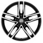 8.5x20 ET40 - LK5/112 ML66.5 Alutec Ikenu diamant-schwarz frontpoliert