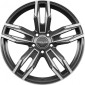 7.5x18 ET43 - LK5/120 ML72.6 Proline PXD grey polished