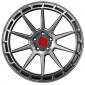 8x18 ET38 - LK4/100 ML64 TEC Speedwheels GT8 hyper-silber