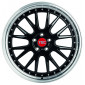 8.5x19 ET30 - LK5/120 ML72.6 TEC Speedwheels GT EVO black-polished-lip