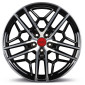 8.5x19 ET40 - LK5/114.3 ML72.5 Borbet GTY black rim polished glossy