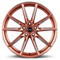 8x19 ET50 - LK5/114.3 ML72.5 Borbet LX copper matt spoke rim polished