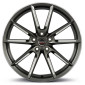 8.5x19 ET35 - LK5/112 ML66.5 Borbet LX graphite spoke rim polished