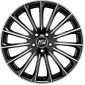7.5x17 ET27 - LK5/112 ML73.1 MSW MSW 30 gloss black full polished