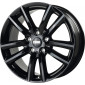 7.5x17 ET38 - LK5/112 ML66.5 CMS C27 complete black gloss