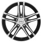 6x15 ET45 - LK4/100 ML60.1 Dezent TZ black polished