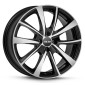 6.5x16 ET40 - LK5/100 ML63.4 Oxxo Vidorra black / polished