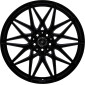 8.5x19 ET25 - LK5/112 ML66.6 Axxion AX9 schwarz glänzend lackiert