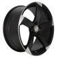 9x20 ET33 - LK5/112 ML66.5 Etabeta Magic black matt special edition