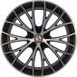 10.5x22 ET43 - LK5/112 ML66.6 Etabeta Piuma-C black matt full polished