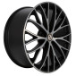 10.5x22 ET43 - LK5/112 ML66.6 Etabeta Piuma-C black matt full polished