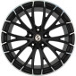 10.5x22 ET43 - LK5/112 ML66.6 Etabeta Piuma-C black matt special edition