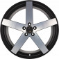 10.5x20 ET48 - LK5/130 ML71.6 Etabeta Uros S-K black matt full polished