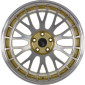 8.5x19 ET25 - LK5/112 ML78.1 Etabeta Unit gold lip spokes polish