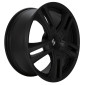11x23 ET25 - LK5/112 ML66.5 Etabeta Uriel black - black cap