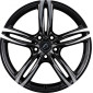 8x18 ET30 - LK5/112 ML66.6 Damina Performance DM03 black polished