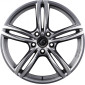 8x18 ET45 - LK5/120 ML72.6 Damina Performance DM03 anthrazit polished