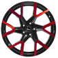 9x20 ET40 - LK5/114.3 ML73.1 Barracuda Tzunamee EVO black gloss flashred